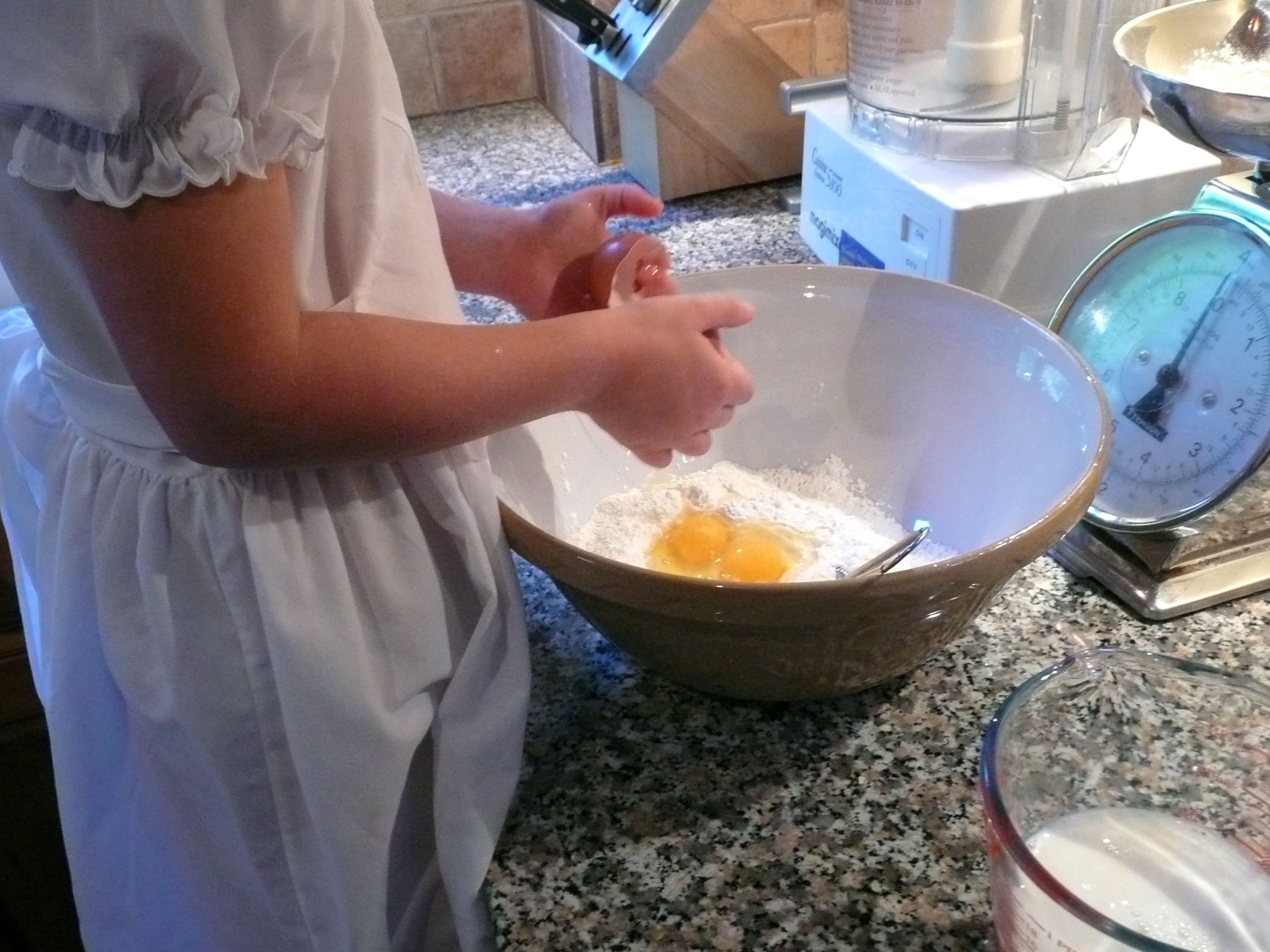 making pancakes making pancakes