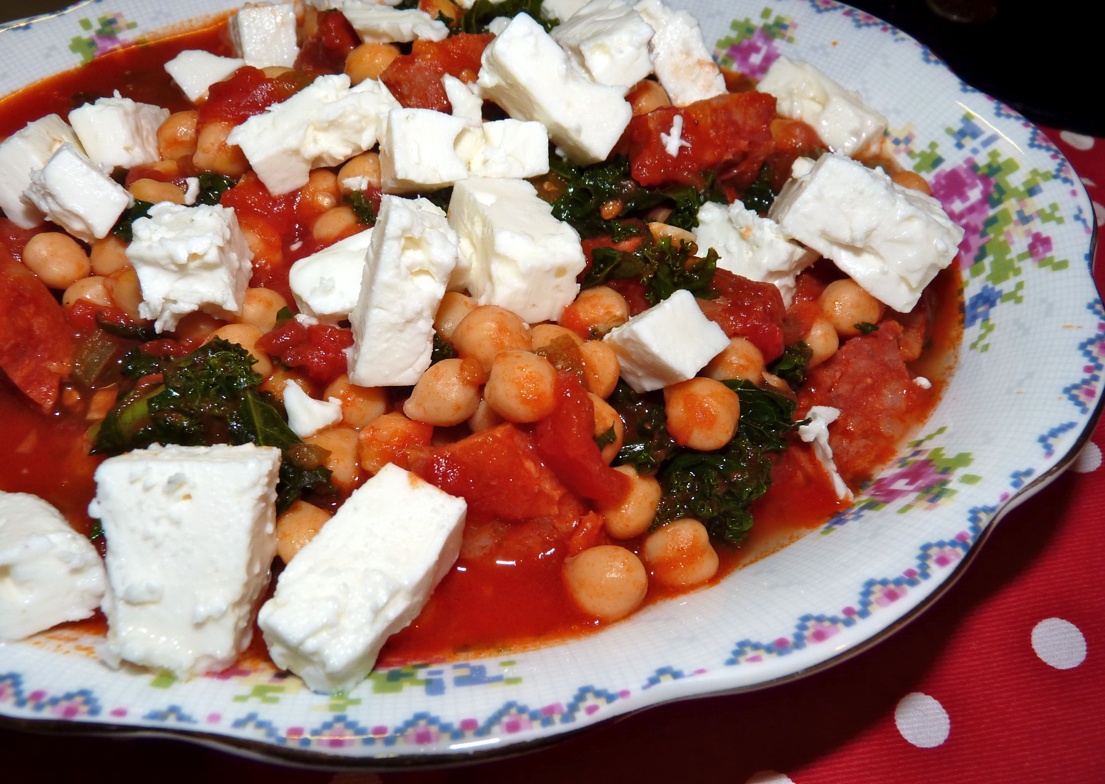 chorizo chickpea and kale stew chorizo chickpea and kale stew