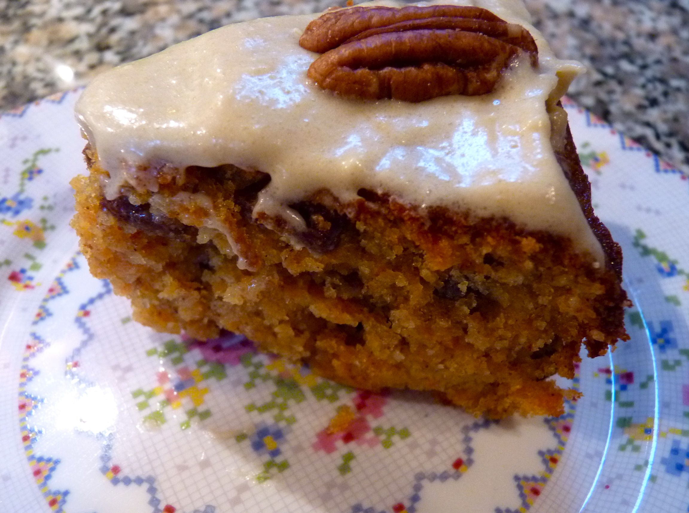 carrot cake slice