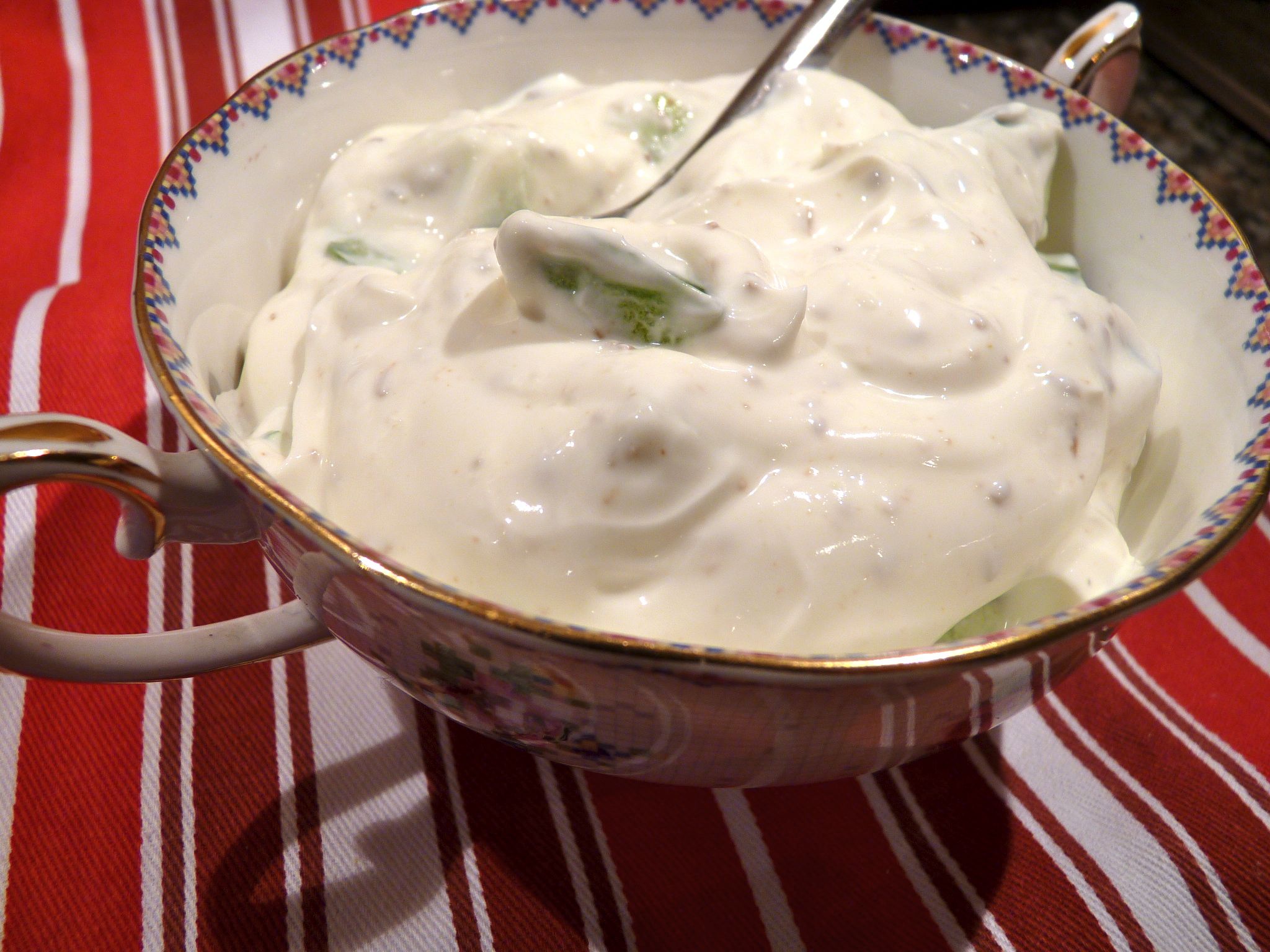 cucumber and cumin dip