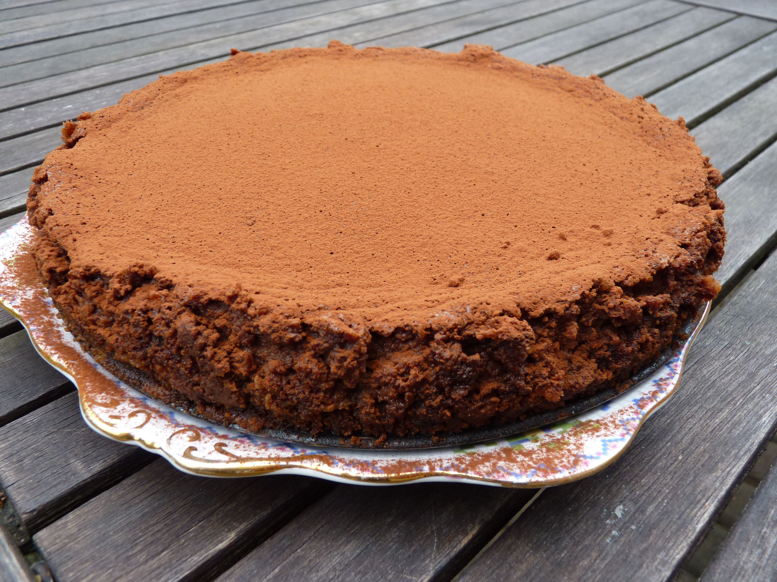 choc and orange tart