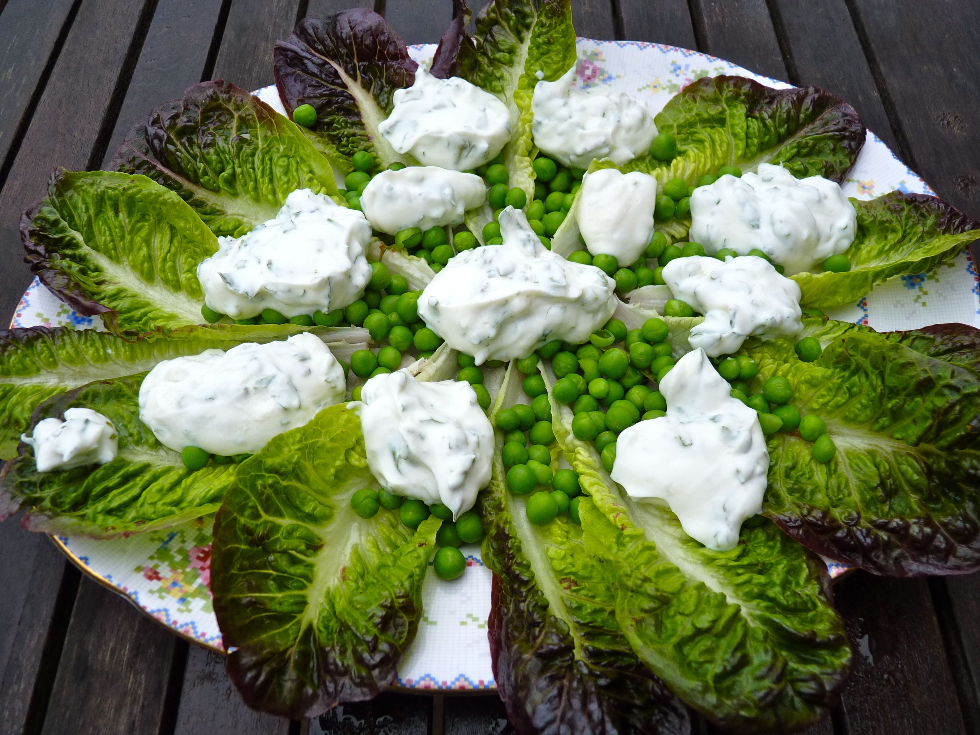 pea and cos salad