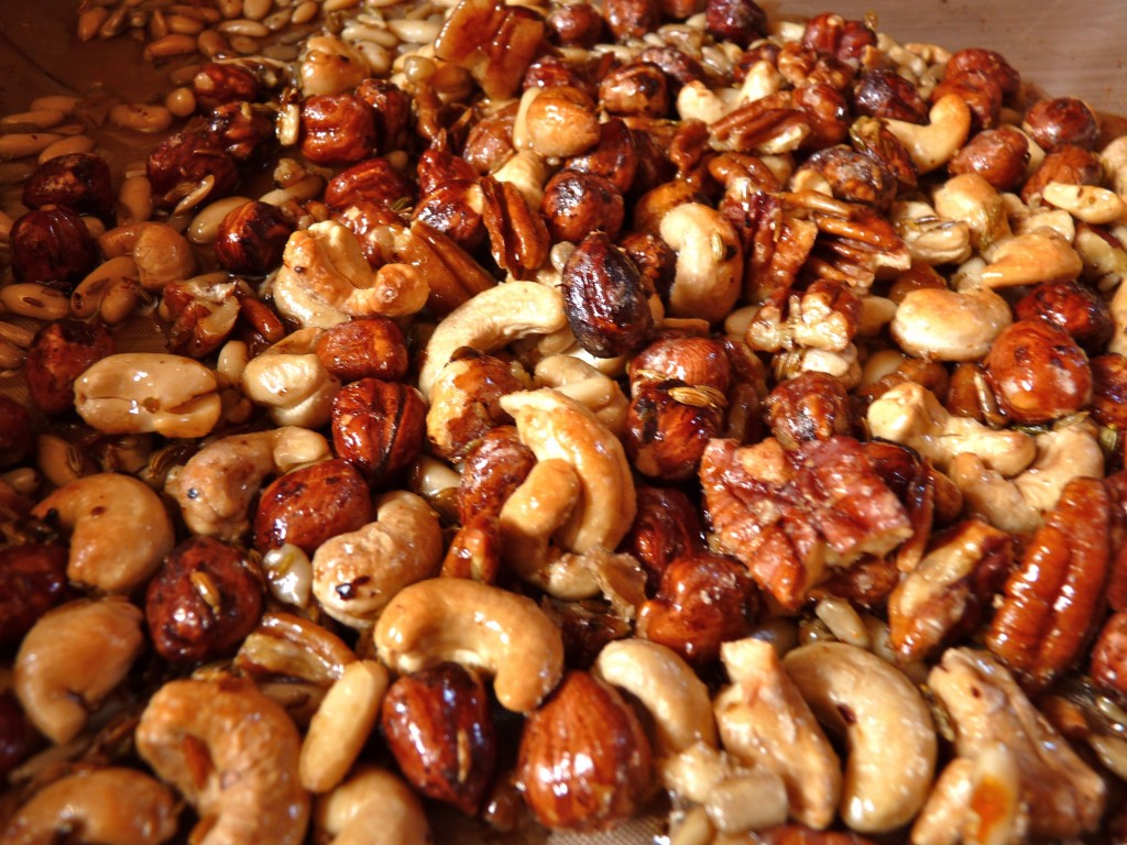 Spicy caramel nuts The Ordinary Cook