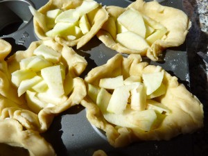 apple pie prep