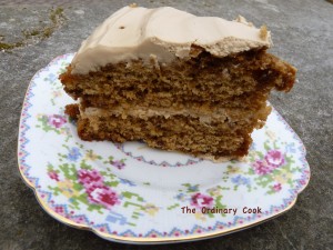 coffee and hazelnut cake