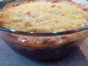 quark moussaka cooked